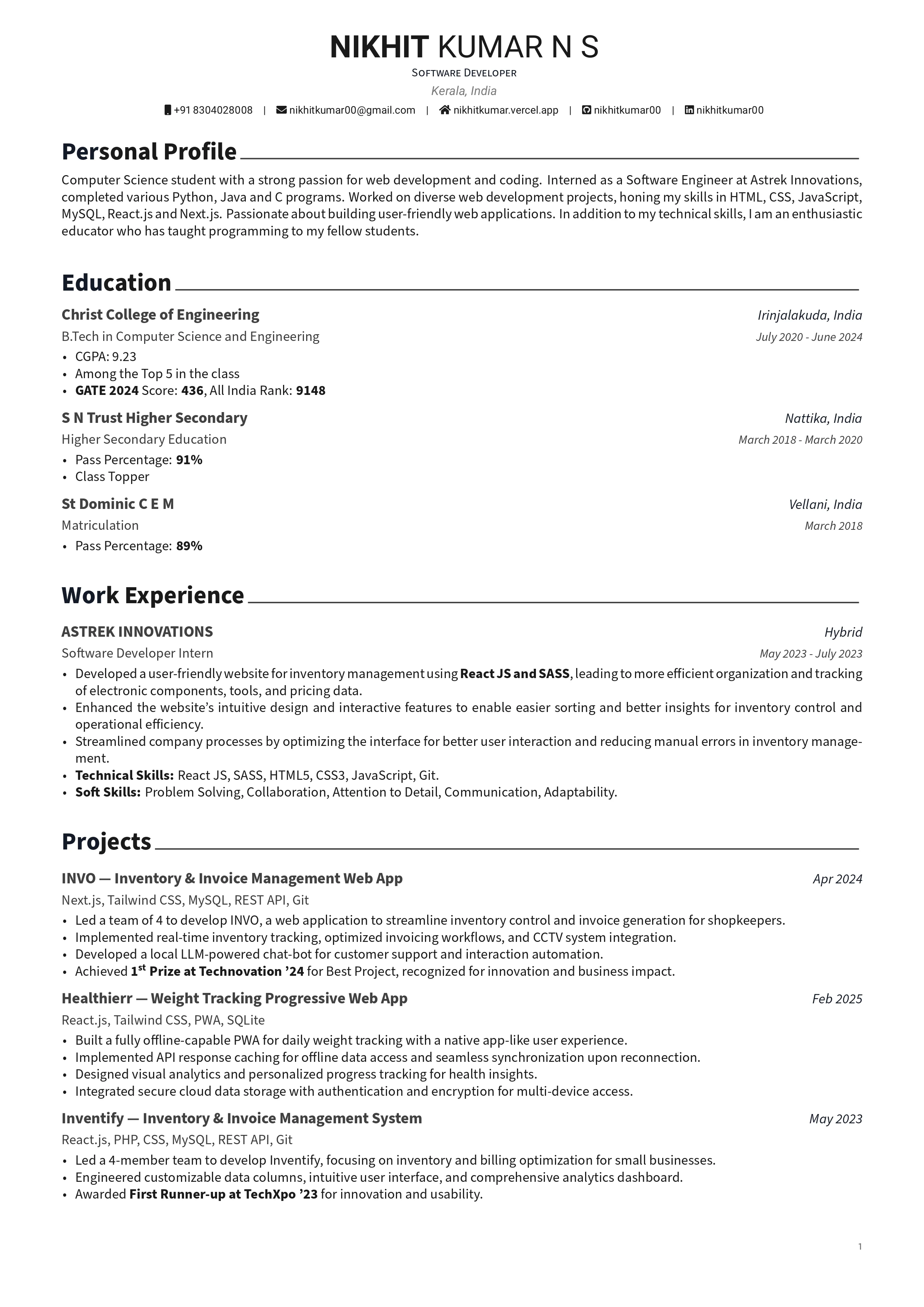 Resume
